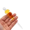 HONEYPUFF Premium Smoking Quartz Carb Cap Dabber Wax Dad Tool 5.9Inch Handle Banger Water Pipe