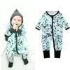 Barnkläder Spädbarn Sleepwear Baby Rompers Ny Mode Nyfödd Baby Jumpsuits Cartoon Långärmad Baby Boy Girl Kläder 100% Bomull