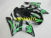 Zestaw do wtrysku Morski Zestaw do Yamaha YZFR6 98 99 00 01 02 YZF R6 1998 2002 ABS GREEB Black Fairings Set + Gifts YM24