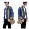 Militar Militar Vintage Satchel Satchel Bag Messenger School Bag197o