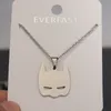 Everfast 10 Teil/los Halsketten mit Fledermaus-Anhänger, Edelstahl, niedliche Maske, Charms, Halskette für Frauen, Mädchen, Arzt, Weihnachtsgeschenk, Schmuck