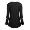 Miyahouse Patchwork O-Neck Lady T-Shirt Spring Autumn Long Sleeve Women Shirts Casual Cotton Large Size Loose Tops For Female