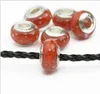 10 Stück 925 Sterling Silber Kern mehrfarbig Murano Lampwork Glasperlen Charm großes Loch lose Perlen für europäisches Armband Halskette5655362