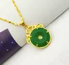 2018 nieuwe mannen kettingen voor vrouwen sieraden jade unieke hanger ontwerpen ketting charme kleur gouden ketting hiphop bling sieraden vrouwelijke geschenken