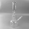 HI SI Glass Oil Rig -Double Bell Perc, Jr. Beaker Base, 14.5mm 암 조인트가있는 15.7 인치