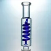 16 pollici di altezza Costruisci un tubo dell'acqua a bobina di condensatore di vetro congelabile Bong 6 Arms Tree Perc Dab Rig Diffuso Downstem Beaker Bong ILL07-08