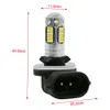 2x H27 881電球DRLフロントフォグランプカーLEDライトデイタイムランニング電球12V 30 SMD 4014 H27W2 862 886 894 896 8986959606