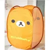 FD4304 Новый мультфильм Rilakkuma Relect Bear Bype Bed Bear Back Satch складной корзину 292D