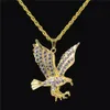 Uodesign Marke Adler Halskette Statement Schmuck Verkauf Gold Farbe Hawk Tier Charm Anhänger Kette für Männer