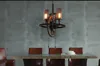 Pendant Lamps Iron Loft Style Water Pipes Personality Industrial Double-headed Gear Vintage Light Restaurant Bar Indoor Deco Lights