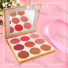 Clover kein Logo Rouge Palette Serie 9 Farben matt Schimmer Kombination Kosmetik-Team drucken Sie Ihr eigenes Logo