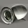 VAHPPY1 piece Extra Large Huge Head Glass Anal Plugs Gspot Crystal Anal Plug Bomb Plug Super Big Size Pyrex Glass Anal sex toys Y4927164