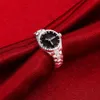 Мода женщины мужские циферблаты кварцевые аналоговые часы творческий сталь прохладный посеребренный кварц кольцо пальцев подарки украшения