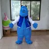 설리 마스코트 코스프레 러블리 블루 괴물 Cospaly 만화 동물 캐릭터 성인 할로윈 파티 의상 카니발 의상