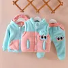 Abbigliamento per ragazze set inverno caldo gilet gilet gilet + cappotto + pantaloni tuta vestito cartone animato cartone animato vestito per neonati 0-3years vestiti per bambini