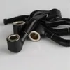 Novo muito mini tubo de plástico preto fácil de transportar alta qualidade fumar tubo tubo design original venda quente dhl livre