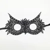 Sexy schöne schwarze Spitze Halloween Maskerade Masken Party Masken venezianische Party halbe Gesichtsmaske für Weihnachten