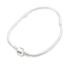 Groothandel 925 Sterling Verzilverd Basic Snake Chain Fit Bedels Kralen Sieraden Armbanden Bangles DIY Sieraden Maken 3MM 16cm-23cm