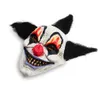 Horror Sorcerer Clown Mask Creepy Latex Mask Halloween Escape Dress Up Live Show Scary