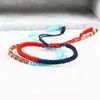 Mode sommar sandbeach smycken grossist 10st / mycket högkvalitativa sträng buddhist lama flätade knutar lyckligt rep armband för gåva