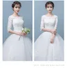 Real Photo Vintage Lace Up Ball Wedding Dresses 2018 Customized Plus Size Bridal Wedding Gowns Free Shipping