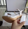 Nouvelles sandales Arrivations 2023 Patent Leather Thrill talons femmes Designer unique Douche pointue robe de mariage chaussures sexy chaussures talons