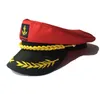 Kinderen Party Kostuum Yacht Boot Schip Sailor Captain Hat Volwassenen Vintage Skipper Cap Wit Red Black Christmas-gunsten