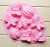 Novo design corado 3D Inset Silicone Mold Chocolate Candy Bolo Formulário criativo para sabão ou alimento para varejo8915600