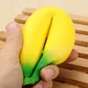 Brinquedos de descompressão do bebê Banana Moleque Super Lento Rising Jumbo Simulação Telefone Frutas Tiras Creme Suave Pão Perfumado Bolo Kid Toy Presente Divertido