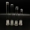 Diffuseur en verre Downstem 14mm femelle à 18mm mâle Down Stem avec 2pcs 14mm bols en verre mâles Ash Catcher pour Silicone Bong Water Bongs