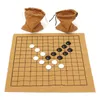 Best Deal Fun Family Games 90PCS Go Bang Chess Set Suede Leather Sheet Board Children Educational Entertainment Toy