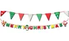 Nieuwste Kerstmis aluminium folie ballonnen Santa Claus ballon set Merry Christmas Pull Flag Party Dressing decoratie