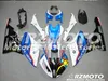 3 omaggi Carene complete per BMW S1000RR 1000RR 2015-2016 Carenatura per stampaggio a iniezione Blu Bianco X60