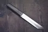 Ny ankomst Katana VG10 Damascus Stålkniv Tantoblad Ebony Handtag Fasta knivknivar med träskiva samling knivar