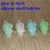 Nouveau design Silicone barboteur Mini voyage silicone Bongs conduite d'eau verre barboteur silicone Blunt conduite d'eau dab rig gros lueur dans l'obscurité