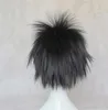 Аниме Косплей Парик Учиха Саске Черный Короткие Синтетические Волосы Мужчины Хэллоуин Волосы