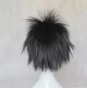 Anime Cosplay Perücke Uchiha Sasuke Schwarz Kurzes Kunsthaar Männer Halloween Haar