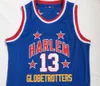 2020 Nuovi uomini Harlem Basketball Team Wilt Chamberlain 13 Blue Basketball Magliette Tops, 45 Mitchell 77 Doncic 13 AntetokounMpo 13 Harden