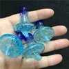 2018 New Glow In Dark UFO Bouchon De Carbone En Verre Dôme XL XXL Diamètre 35mm Pour Quartz Banger Nail Enail Nails Coloré Dab Rig