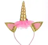 Unicorn Hoop Halloween Children's Hoop Holiday Party Baby Hair Tillbehör Unicorn Party Products L422