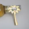 Ocean Theme Wedding Metallic Coconut Tree Beer Bottle Opener Marriage Gifts for Bridegroom