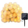 Ball Solar String Light Decor lamps 19.7ft 30leds Water Drop Decorative Lights Fairy strings for Outdoorn Lawn Party and Holiday Decorations