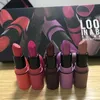 Nowy M Marka Frost Sexy Szminka M Look Makeup W pudełku Bądź SFNSational Mini Rozmiar 5 sztuk / Set Lipsticks Matte Szminka