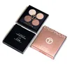 O.TWO.O Merk 4 Kleur Pigmenten Mineralen Poeder Oogschaduw Palet Naakt Smoky Eyes Waterdichte Shimmer Glitter Eye Shadow