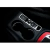 Panel de freno de mano electrónico de acero inoxidable, cubierta embellecedora para consola, tira decorativa para encendedor de cigarrillos para Audi Q3