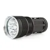 Nieuwe aankomst Super 34000LM 14x XM-L T6 LED-zaklamp Toorts 4x 18650 Hunting Light Lamp 14 PCS XM-L T6 Torch Light376363333