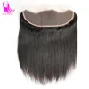 13x4 Pré-currissement profond oreille à l'oreille Mailaysian Brizilian Purvian Bodywave Lace frontal Bleached Knots Human Hair Natural Black 101769070