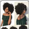 Clipe Indiano Extensão Do Cabelo Humano Grosso Yaki Kinky Curly Clipe Em Extensões Do Cabelo 100% Cabelo Remy Humano Brasileiro 7 Peças E 120g / Set