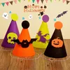 Novos suprimentos de Halloween Handmade chapéus Abóbora morcego crânio bruxa Evento Festivo Decoração Do Partido