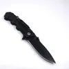 217 Small Black Sable Folding Blade Knife Tactical Hunting Knives 7Cr17mov Blade Aluminum Handle Camping Pocket Survival Knife Han8211473